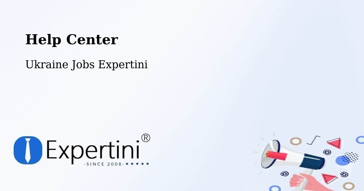 Help Center – Zhytomyr - Ukraine Jobs Expertini