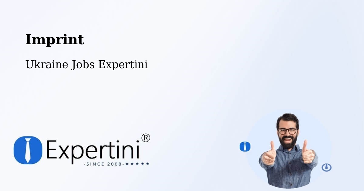 Imprint – Zhytomyr - Ukraine Jobs Expertini